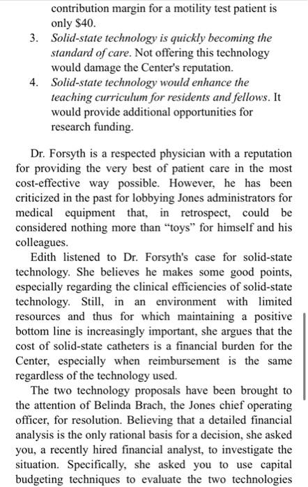 needs of the neighboring population, Jones serves as a tertiary and quaternary