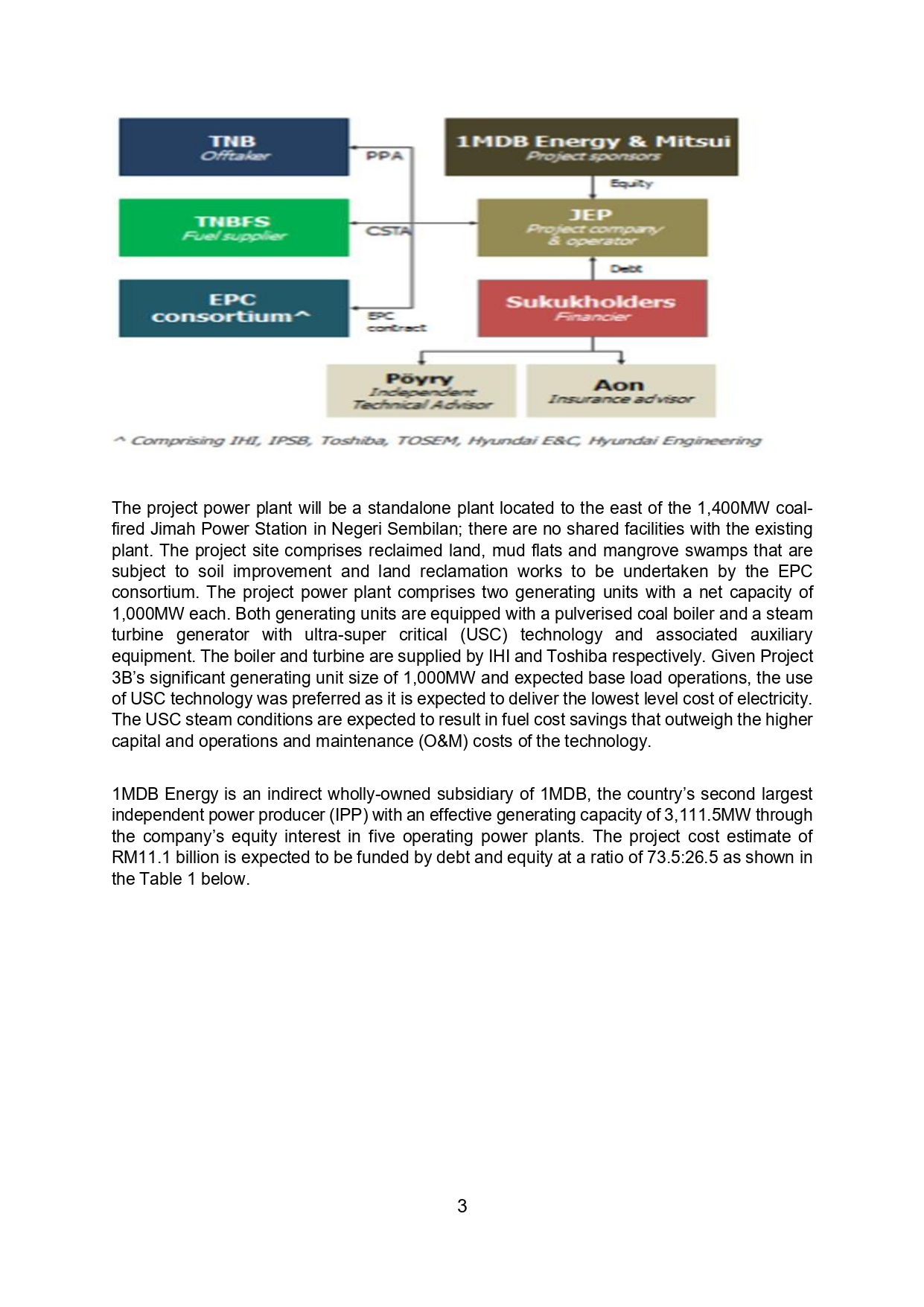 to a consortium chiefly comprising Japan's IHI Corporation \\( (\\mathrm{IHI}) \\) and