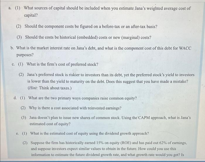 & P thanks Mini Case During the last few years, Jana Industries