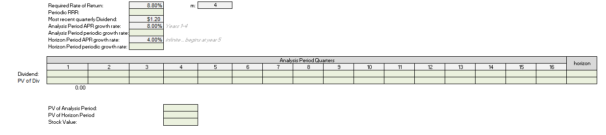 Give answers using formulas and not excel functions 