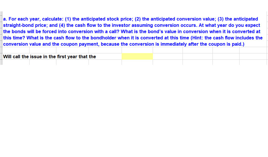 excel formulas on how to solve Maggie's Magazines (MM) has straight nonconvertible