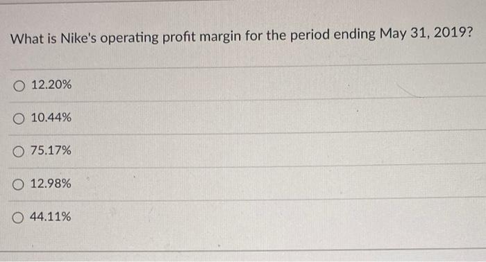What is Nike's times interest earned for the period ending May 31,