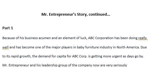 the investment proposals and select the most appropriate one to pursue. What