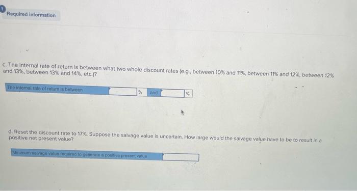 the formula " 4104. Note: The present value factors could be computed