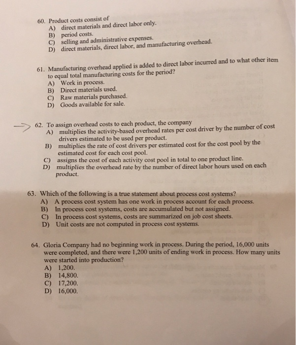 D) Inspections 45. Which of the following is not an example of