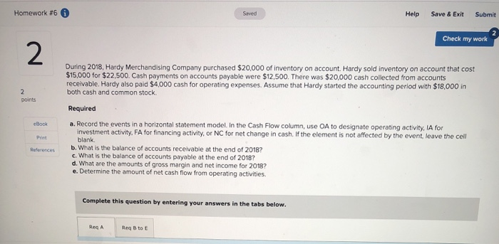  Homework #60 Help Save & Exit Submit Check my work During