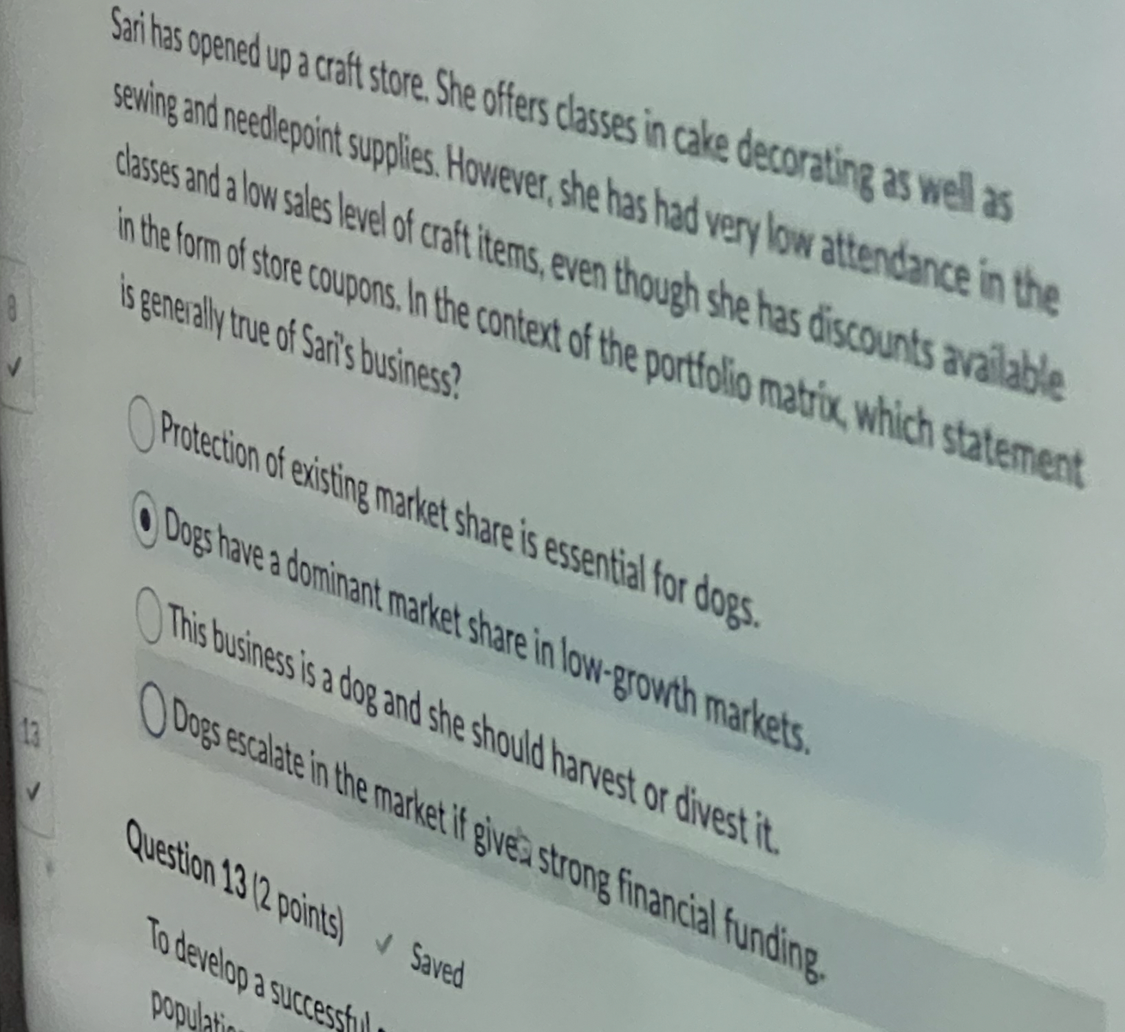  Sai hes openeded up a craft store. She offers classes in