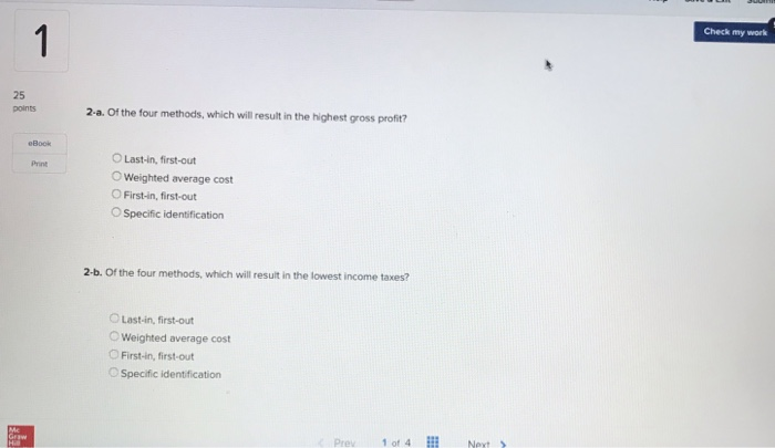 accounting priod but applies its inventory costing method at the end of