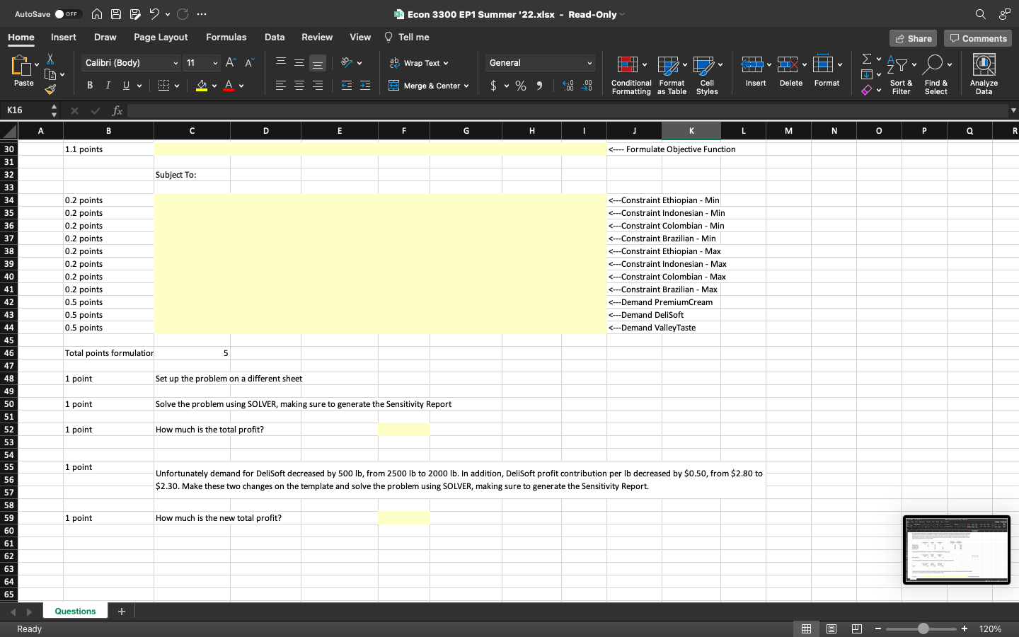 3300 EP1 Summer '22.xlsx - Read-Only Draw Page Layout Formulas Data Review