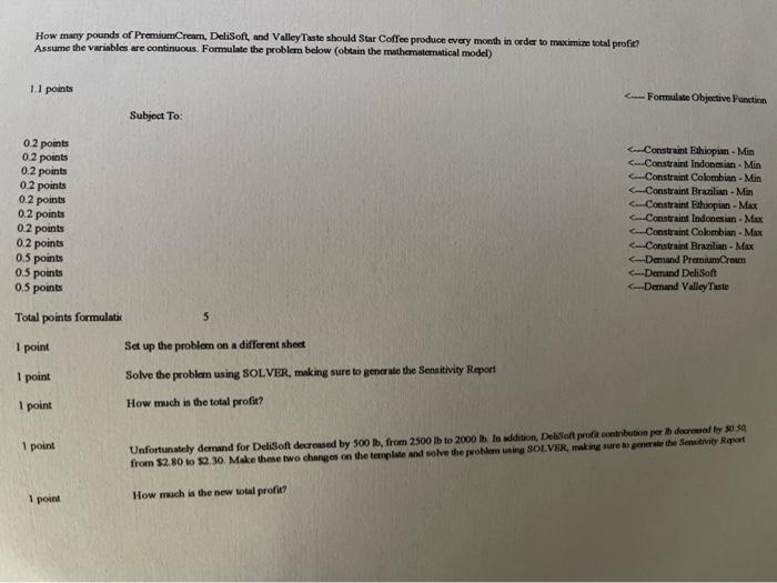 A B D E F G H I K Star Coffee sells