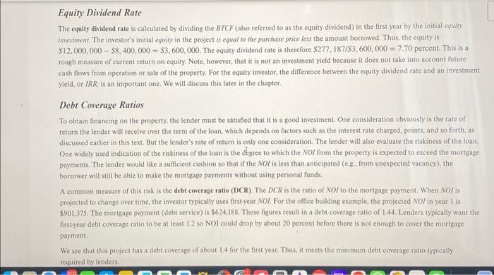 price for the property is $1,450,000; rents are estimated at $185,600 during