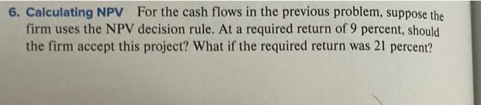  Needing answer to question 6. Posted question 5 because previous problem