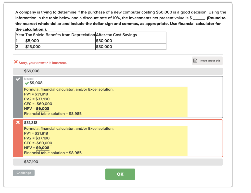 I need to know how to input this question into my financial