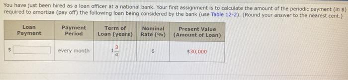 Present value (in $) of an annuity due Annuity Payment Time Nominal