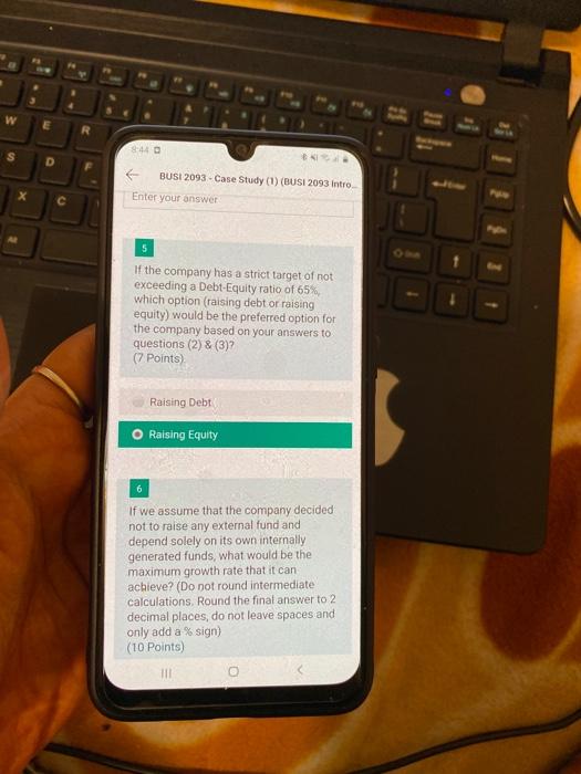 equity will not grow proportional to sales but rather management will decide