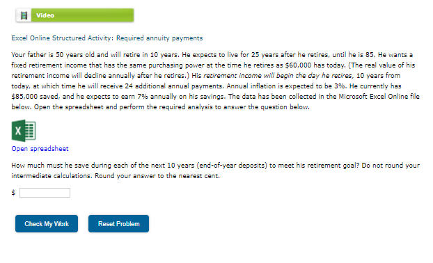 Here is the Question and all relevant information. I only need