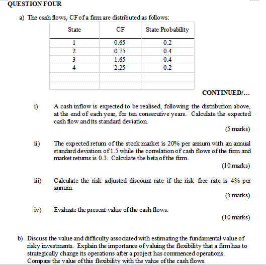is the net returm. When she makes an investment of I (>0),