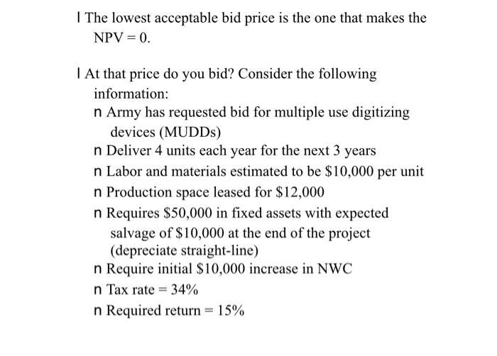  how to solve this with hand and Excel? 