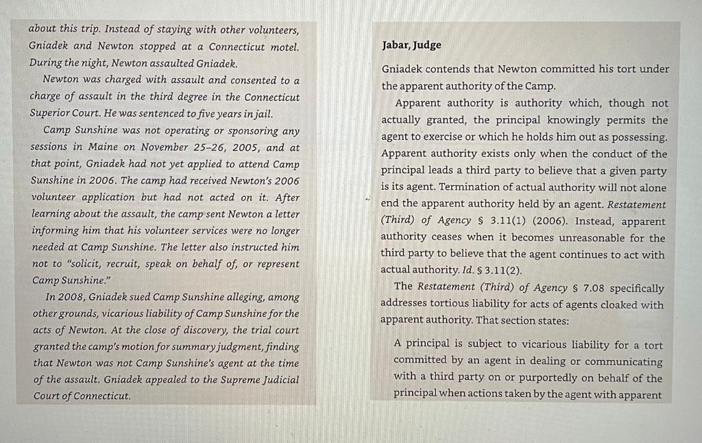 order to reach a conclusion in the case? This should be a