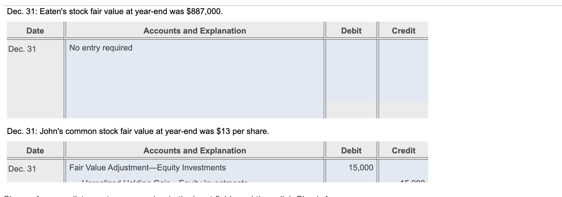 the following investment transactions: i (Click the icon to view the transactions.)