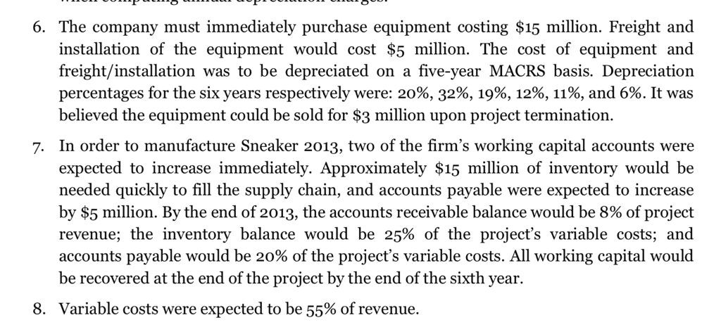 flows? What is the projects terminal (2018) net cash flow? Does Persistence