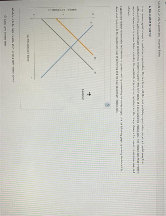 2, 3, 4, 5 ASSN 12 Ch 06: Assignment - Interest Rates