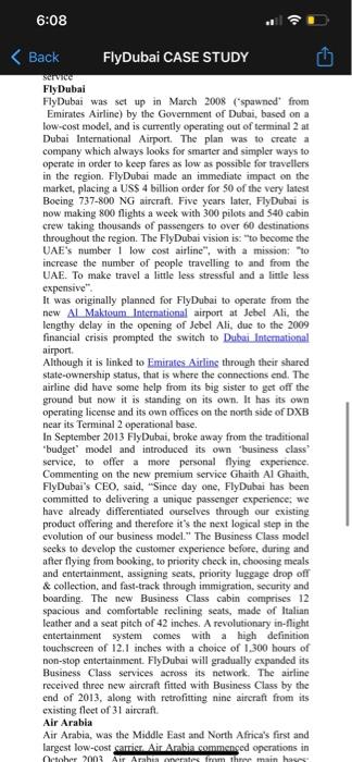 good vision statement? Explain Case stuaty- Low Cost Dubaj 2013 was a