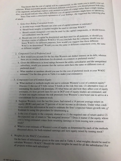 Can I get some help please? 2 Case 75 The Western Company