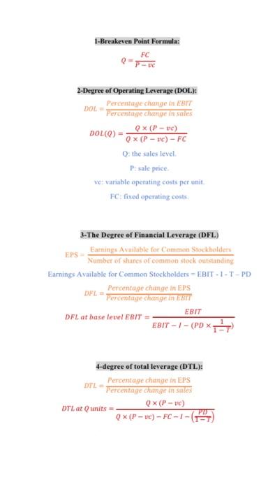  (Please, use these formulas that are in the image only. )
