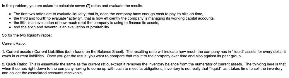 assets Cash $ 118,750 Accounts receivable 296,250 Inventory _303.750 Total current assets