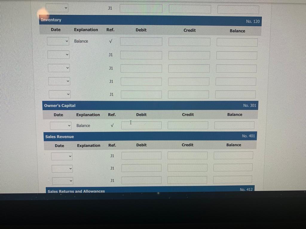 The cost of the books sold was $ 1,260. 24 Received payment