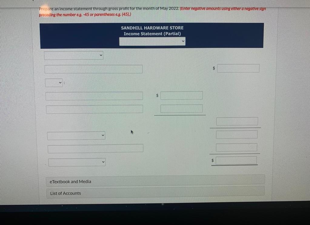 Bookstore for $ 1.000. The cost of the books sold was $