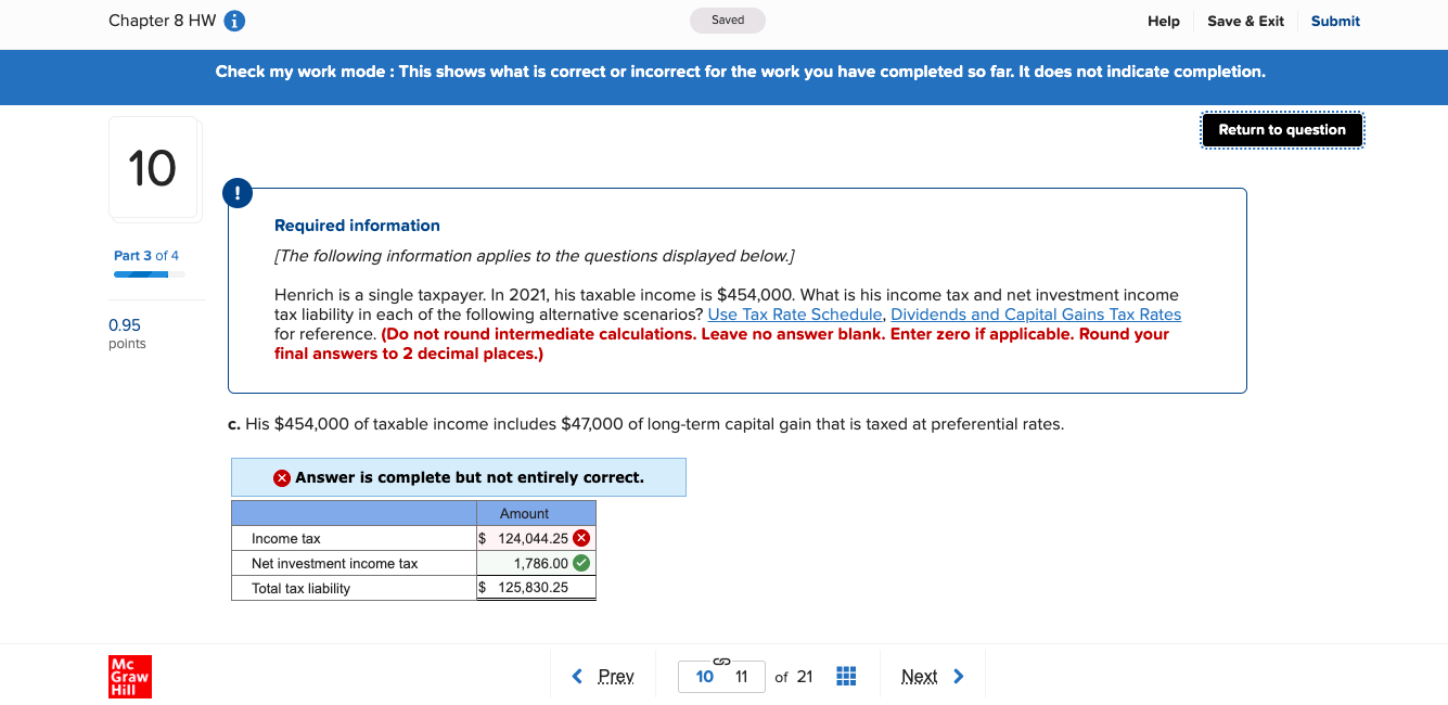 completed so far. It does not indicate completion. Return to question !