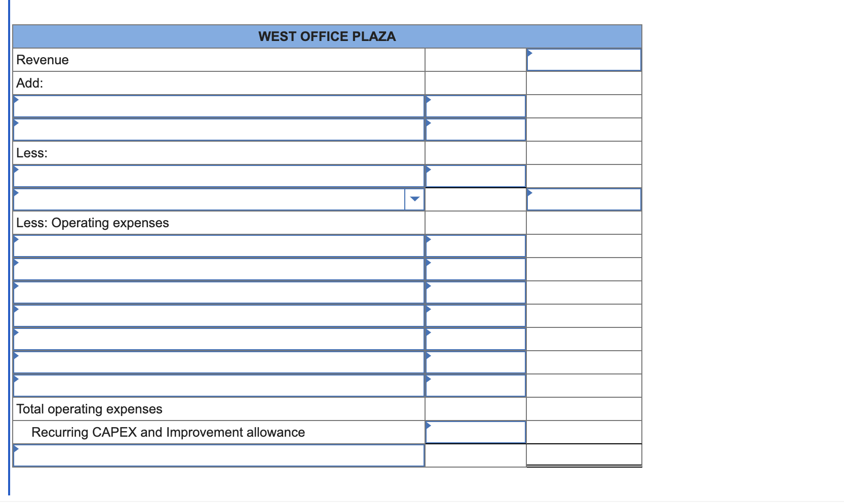  You have been asked to develop a pro forma statement of