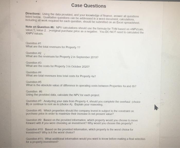 study You are working for a company which is considering purchasing a