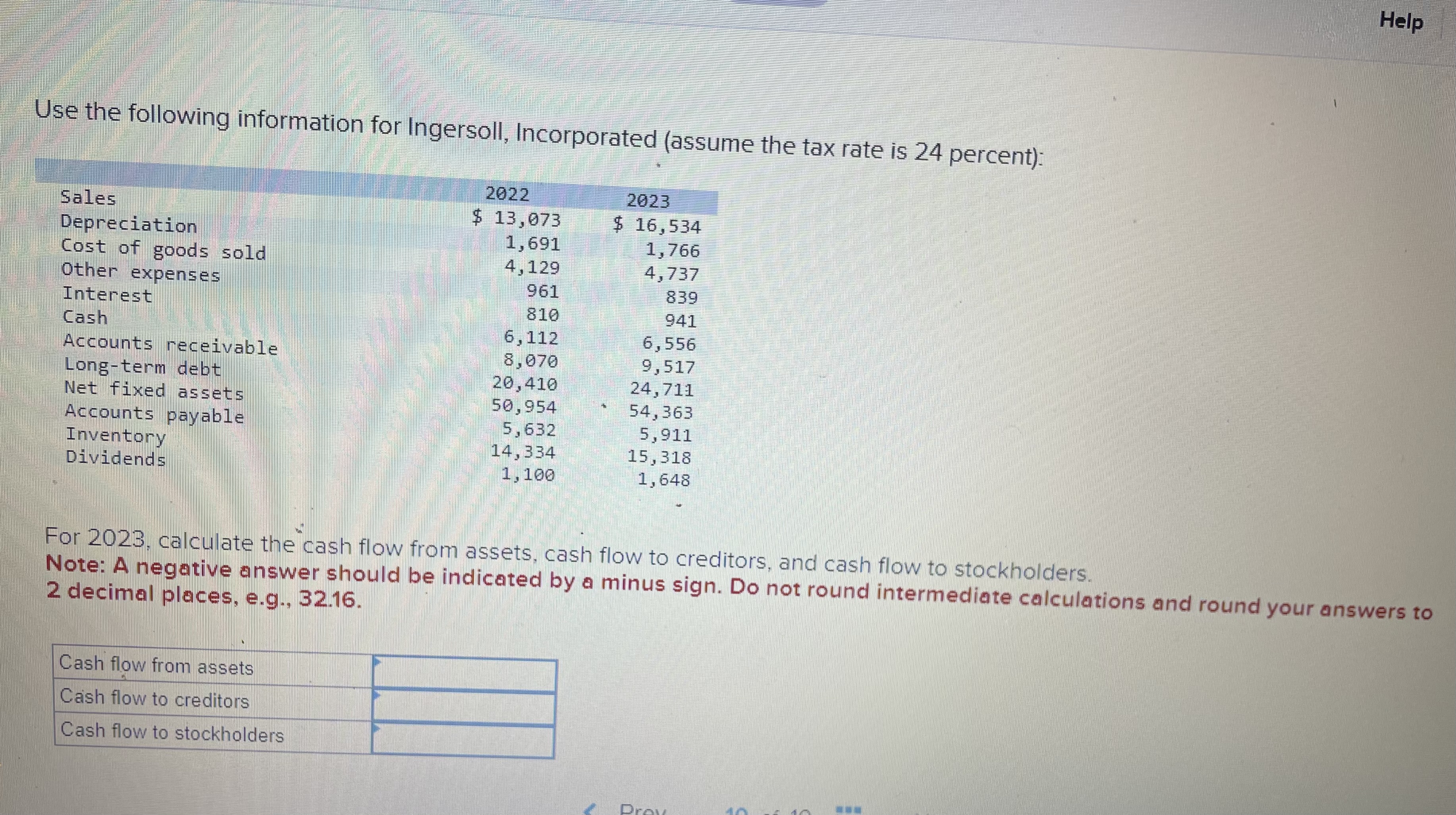  can you please solve this with step by step calculations? Thank