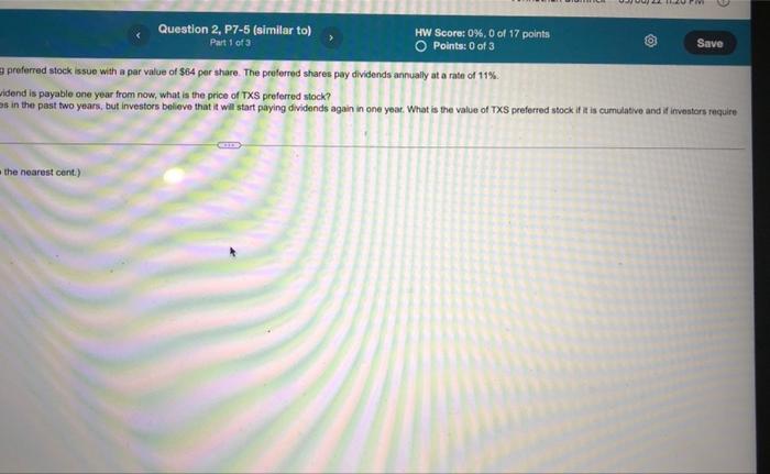 to) HW Score:096,0 Part 1 of 3 O Points: 0 of 3