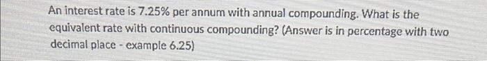 price of a one-year bond that provides a coupon of 5.25% per