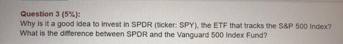  show work Question 3 (5%): Why is it a good idea