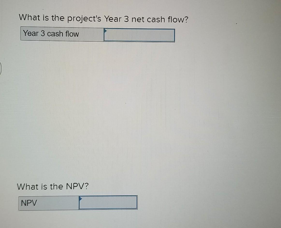 requires an initial fixed asset investment of $2.916 million. The fixed asset