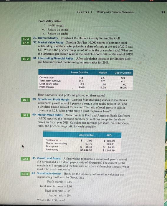  its Question 35 sorry for the mix up. CHAPTER 3 Working