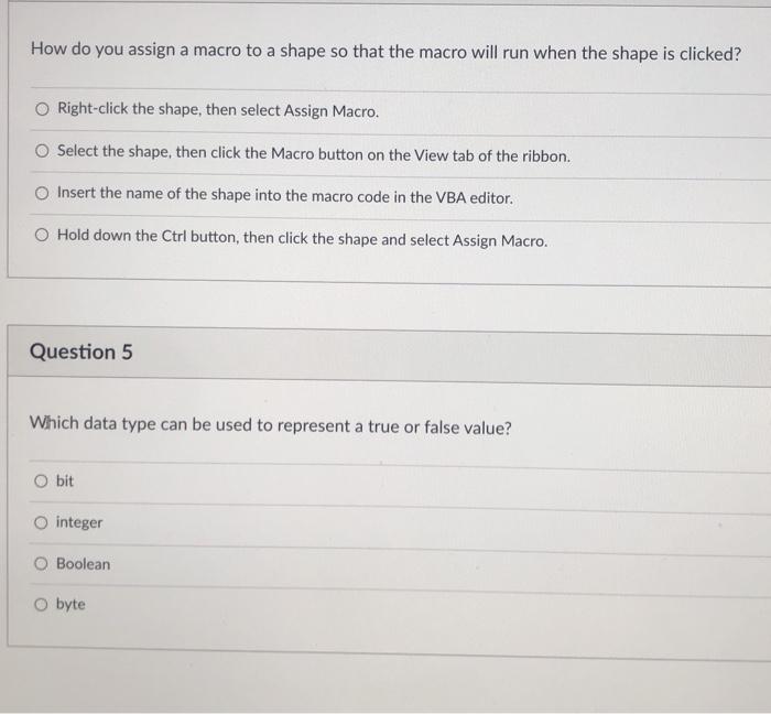  How do you assign a macro to a shape so that