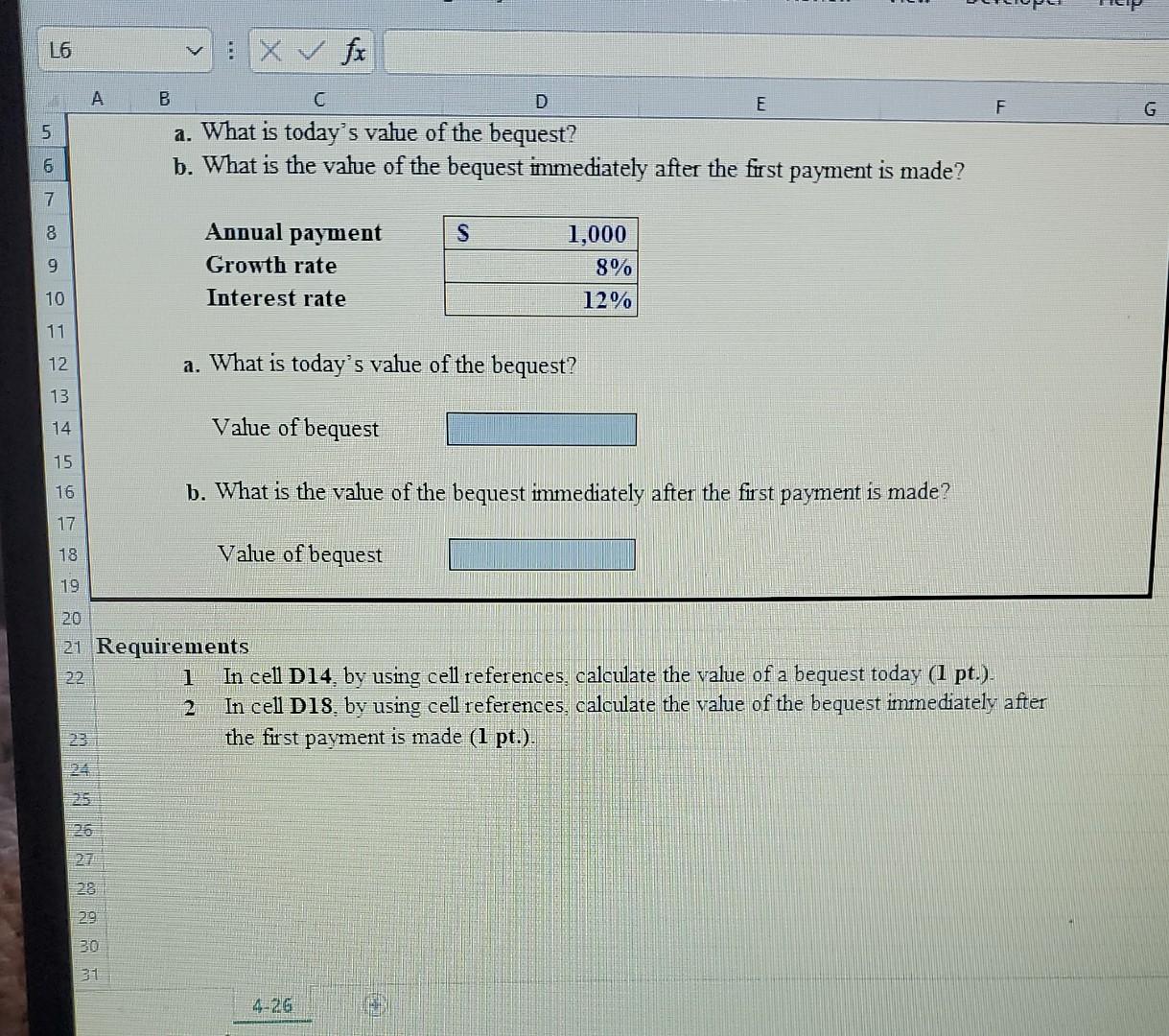 F 2 Problem 4-26 Nm 3 A rich relative has bequeathed you
