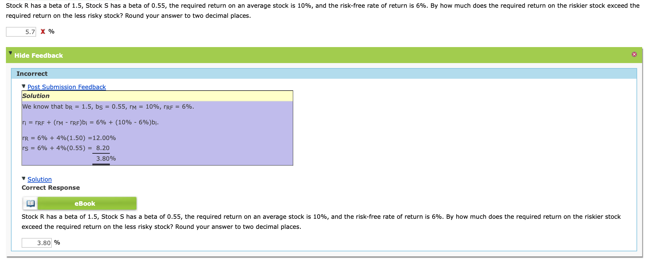 top picture: Picture of actual problem bottom picture: solution to similar problem