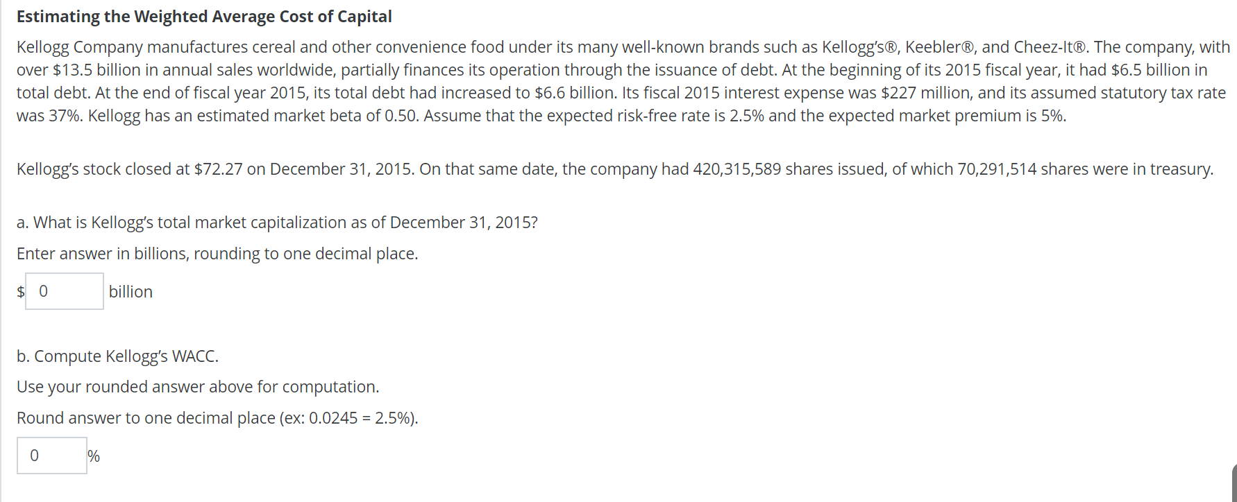 PLEASE WRITING MUST BE CLEAR TO READ! Estimating the Weighted Average Cost