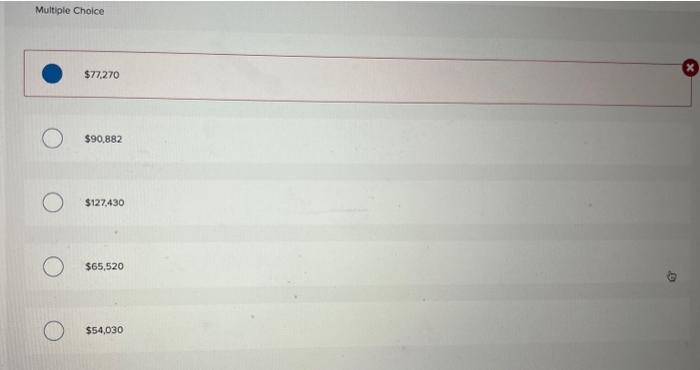 provide annual sies of $233,000 with costs of $99,000. The cquipment necessary