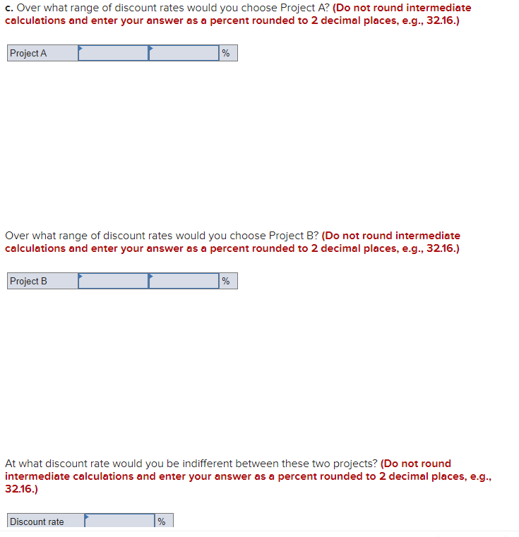 intermediate calculations and enter your answers as a percent rounded to 2