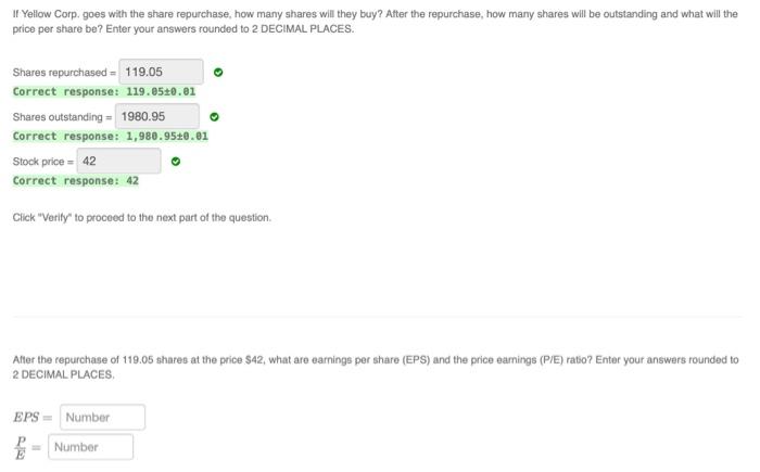 In either case, $5,000 would be spent. Current earnings are $1.05 per