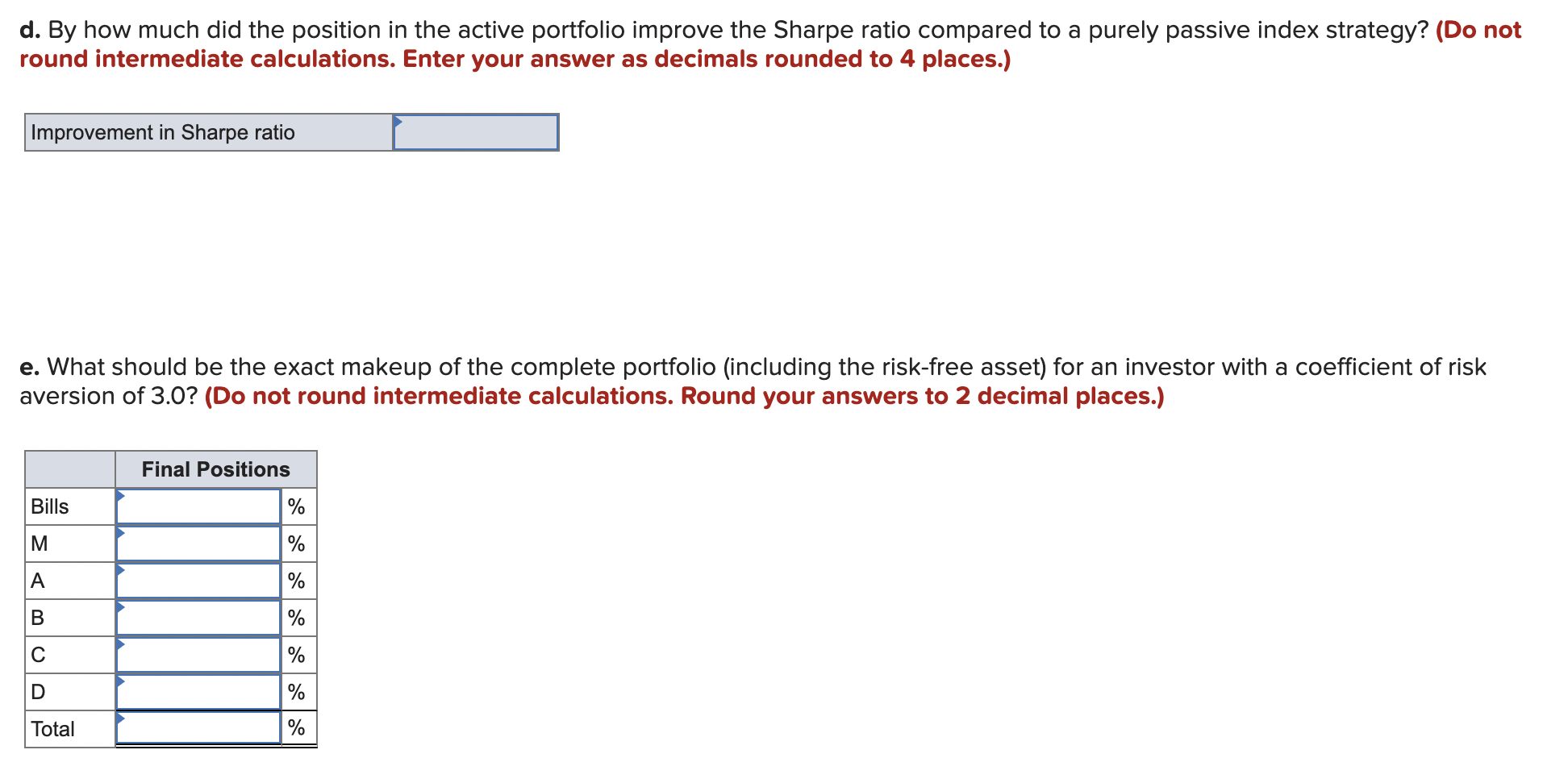 (%) Beta Deviation (%) Stock A 24 1.2 64 Stock B 22
