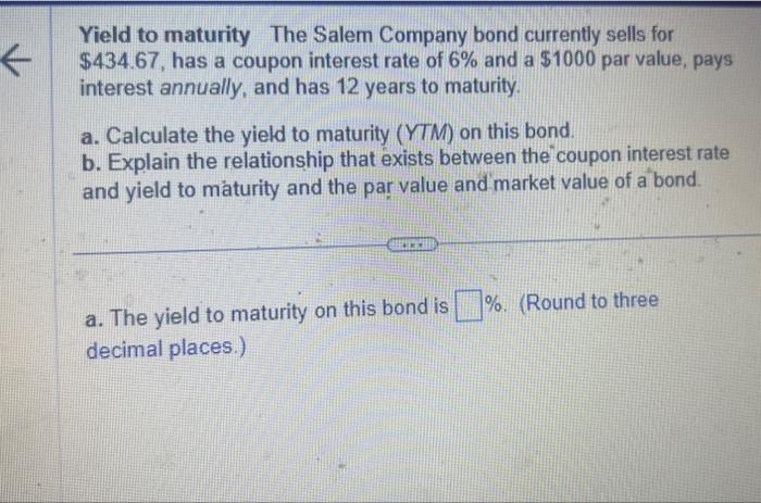 required rate of return for this stock would result in a price